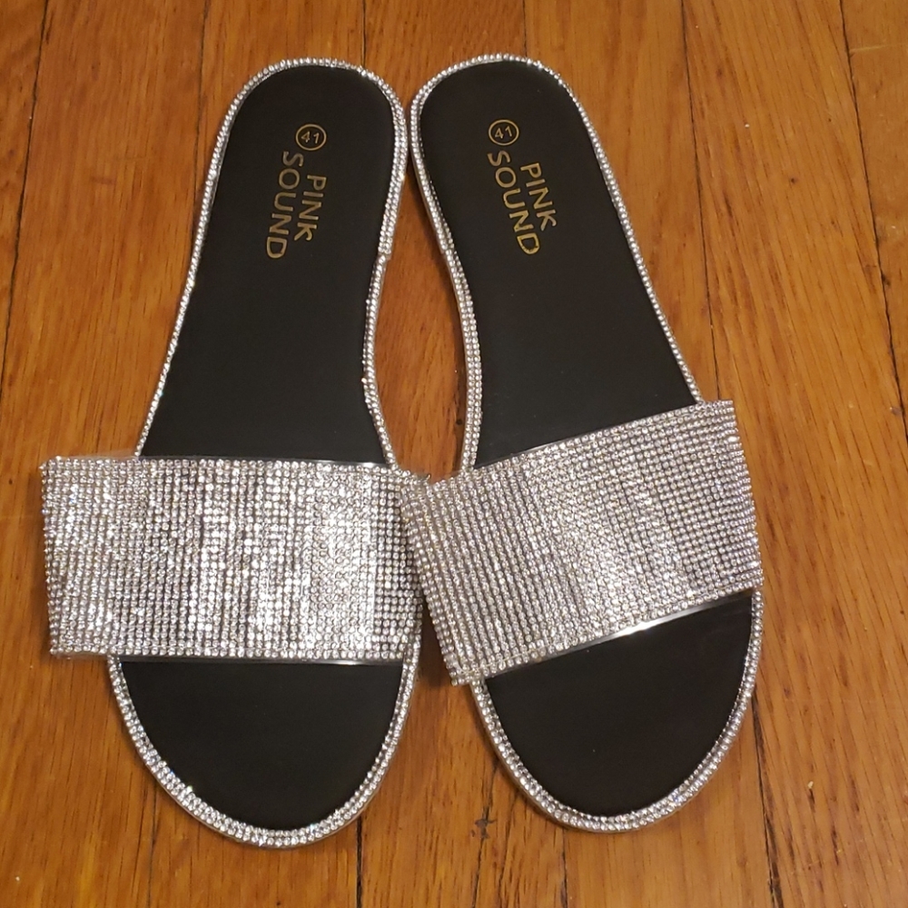 Bling Slides - Excellent Condition diamond bling